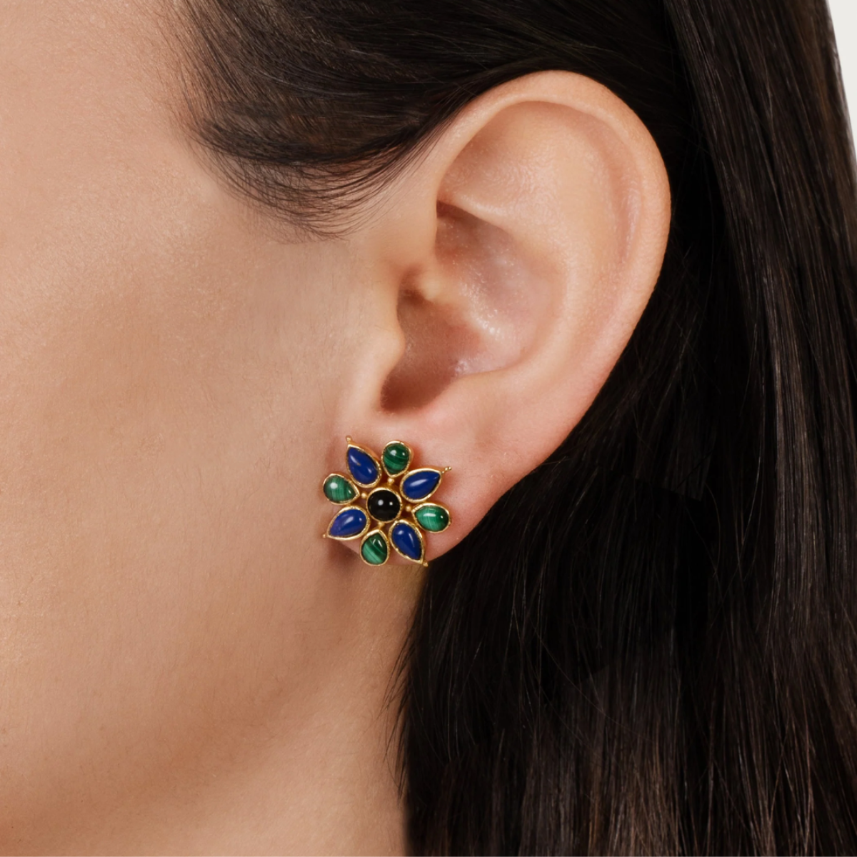 Anabel Aram Forza Fiore Stud Earrings