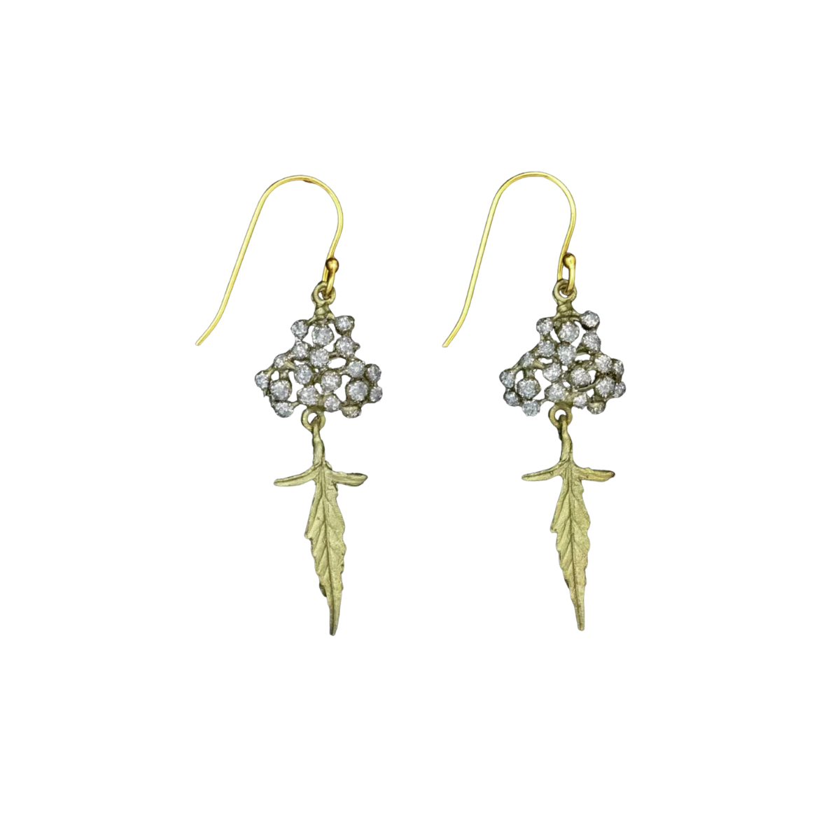 Michael Michaud Queen Anne's Lace Wire Earrings