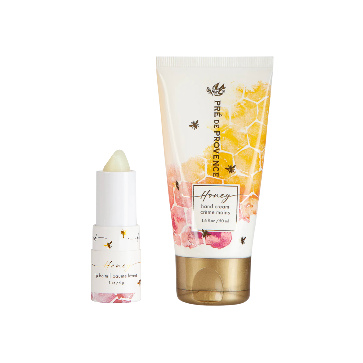 Honey Hand Cream and Lip Balm Duo