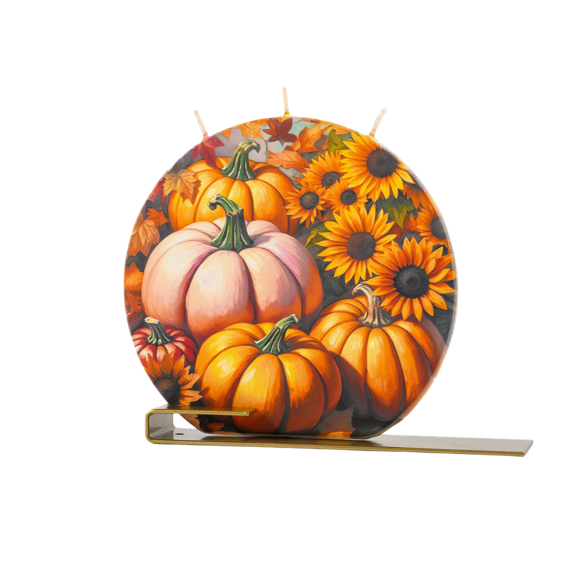 Flat Handmade Candle Round Colorful Pumpkins.png