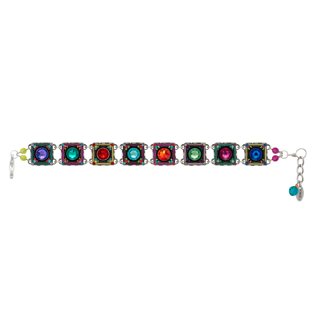 Firefly Rainbow Large Crystal Bracelet