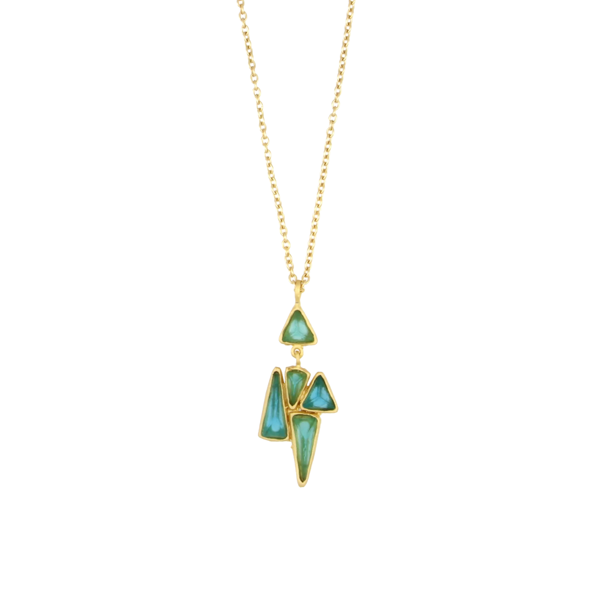 Michael Vincent Michaud Trinity Cluster Pendant Necklace