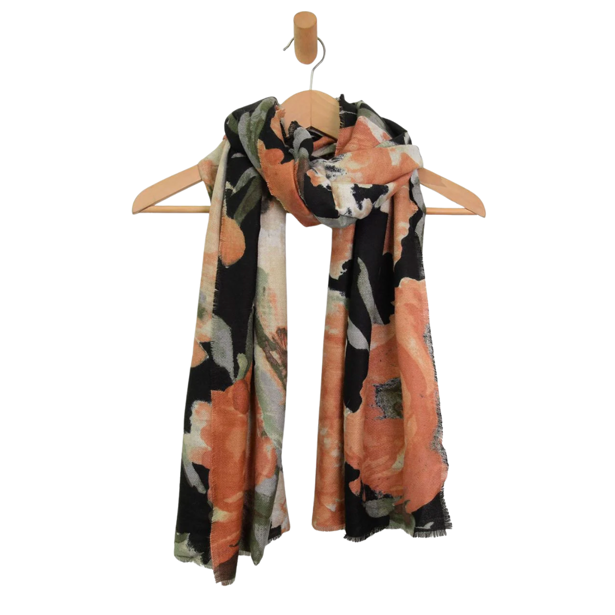 Garden Rose Floral Scarf