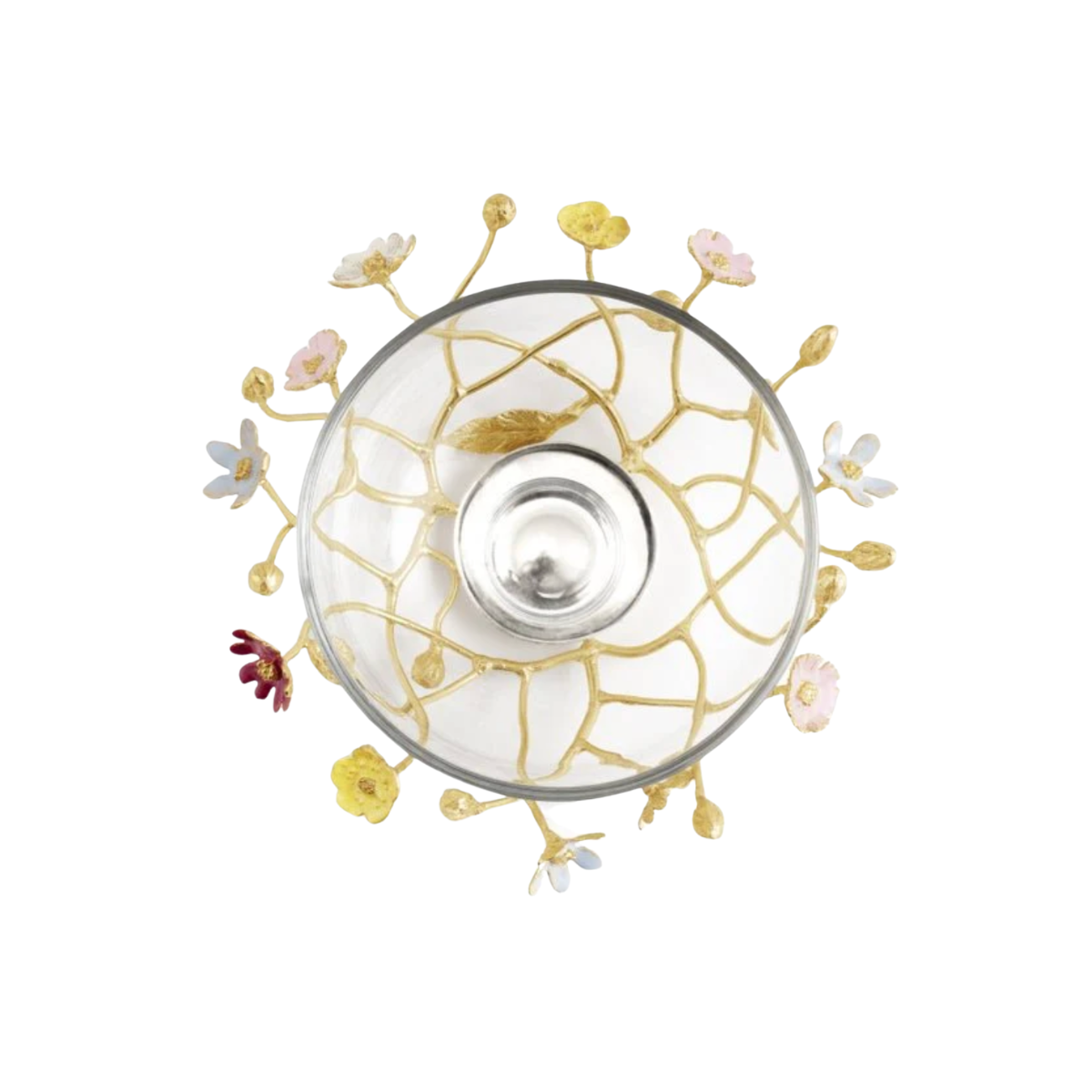 Michael Aram Wildflowers Small Glass Bowl