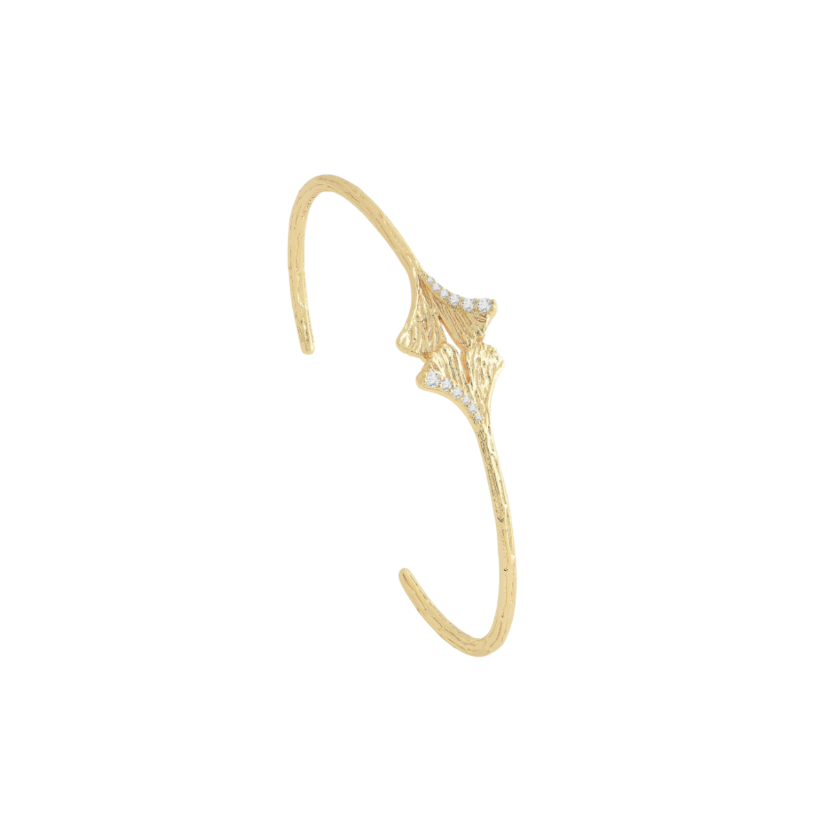 Anabel Aram Ginkgo Leaves Cuff