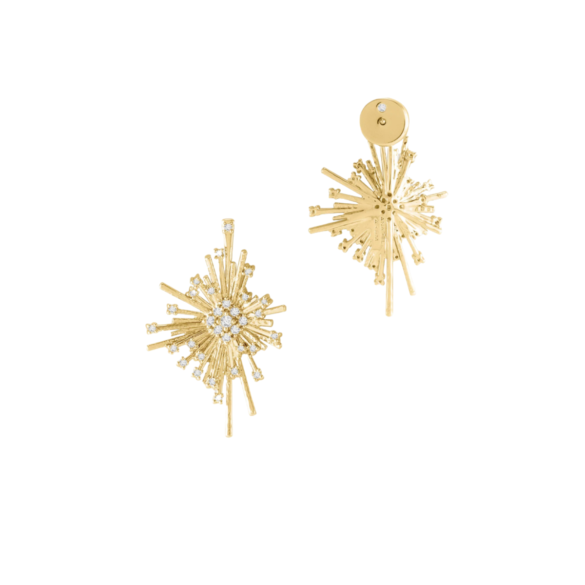 Anabel Aram Celeste Gold Statement Earrings