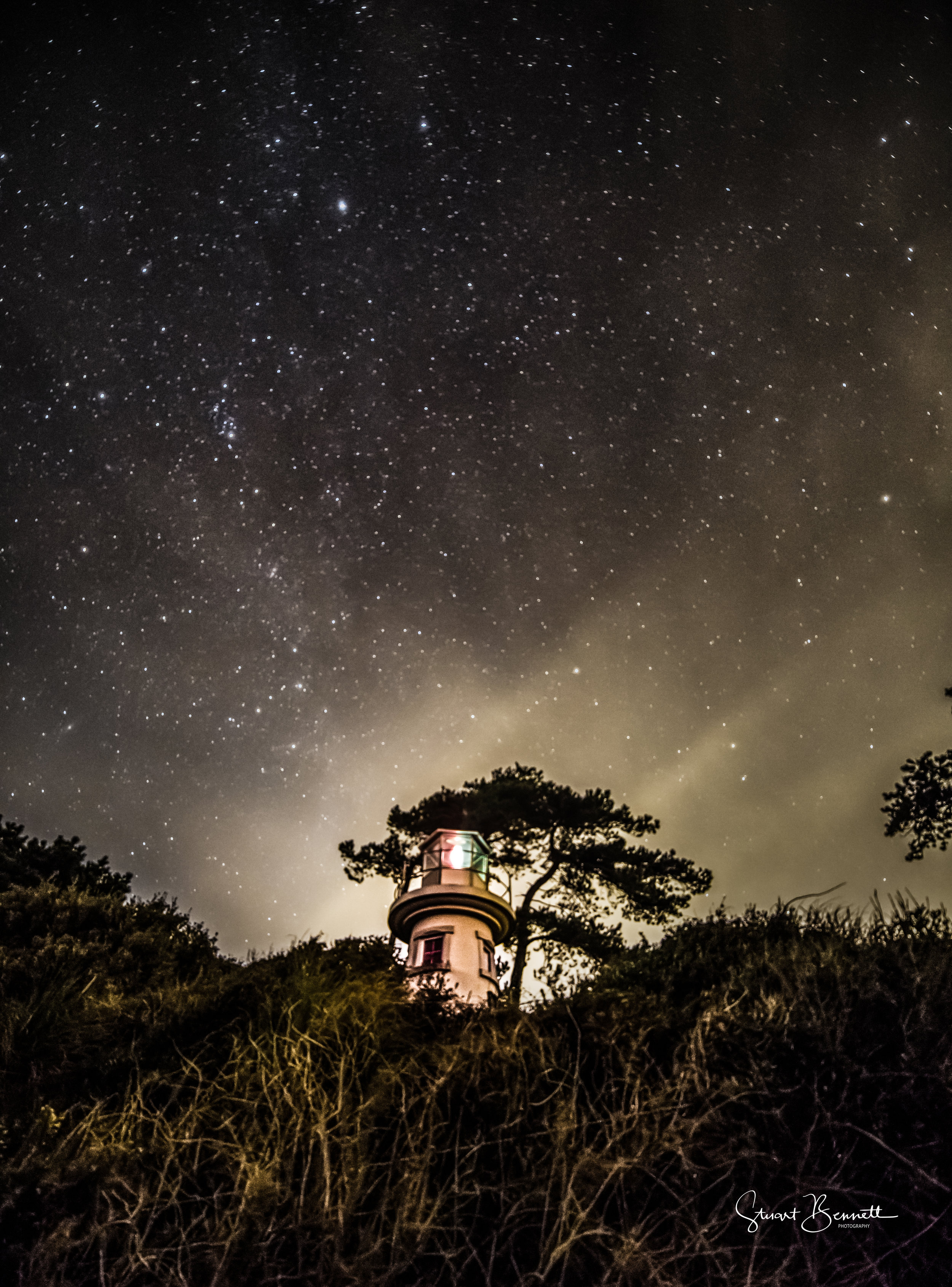 20150217-Lepe Lighthouse and the Universe.JPG