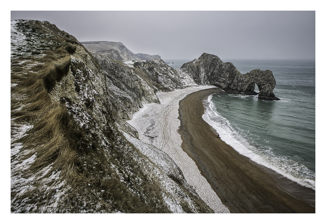 Durdle Door snow