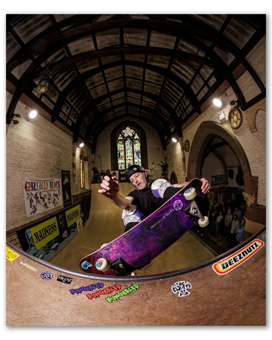 Break out the Ibuprofen, it&rsquo;s time for the Masters at Round 1 of the UK Vert Series at @skaterhamskatepark 

1: @mrhudsonskates 
2: Ben Dominguez
3: @a_fraserjones 
4: @streetnowik 
5: @mountain79 
6: @skaterdad88 
7: The Chuckle Brothers

@spe