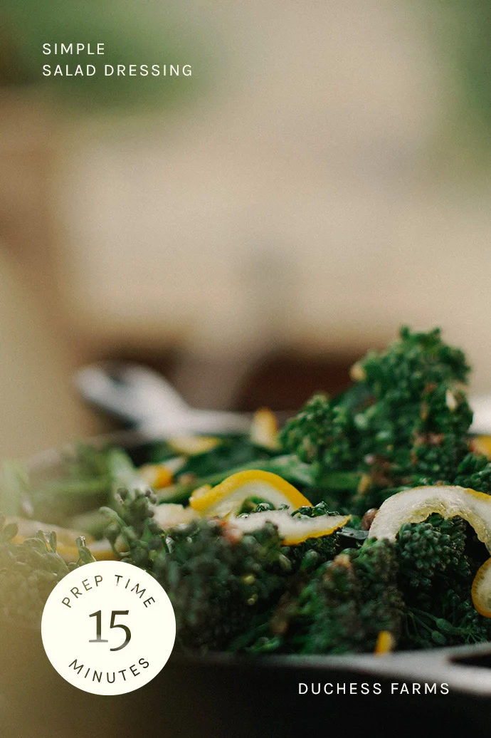 Simple Duchess Dressing