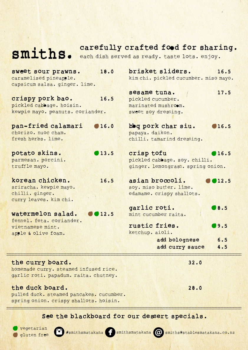 Menu changes frequently. Always keeping it interesting. 