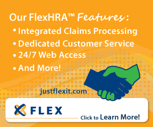 300 x 250 Animated GIF Banner Ad // FlexHRA Promotion