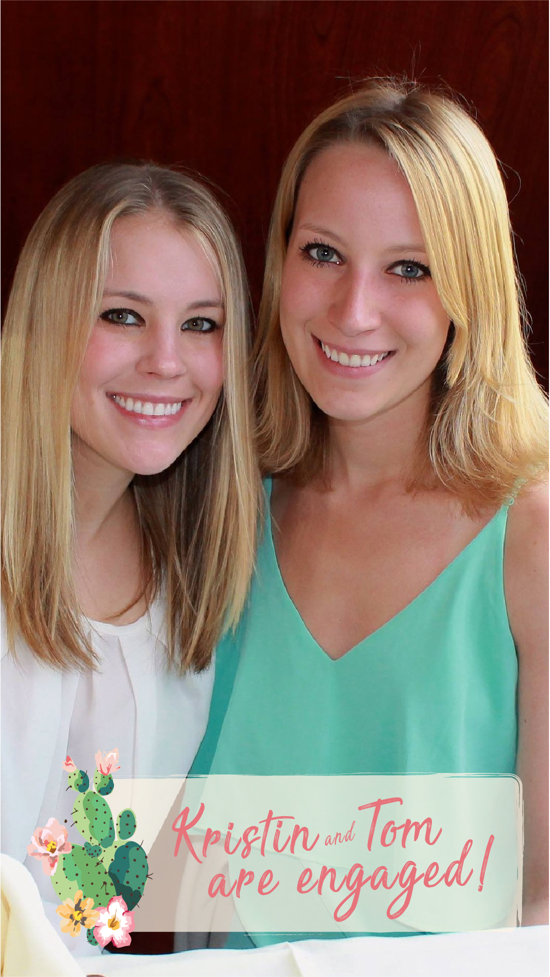 Snapchat Geofilter for Kristin & Tom's Engagement Party