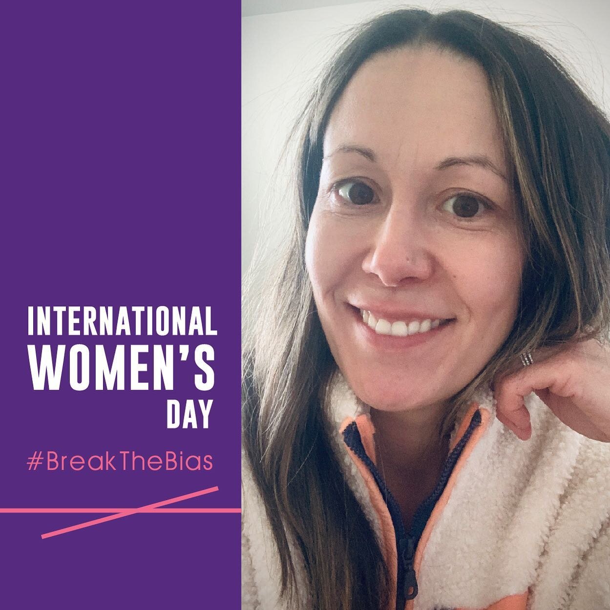 Hello from me today, on this day of celebration! Cheers to the strong, beautiful &amp; bold women in my life! Keep doing what you do! Together we can forge women's equality. 💟
:
:
#breakthebias #internationalwomensday