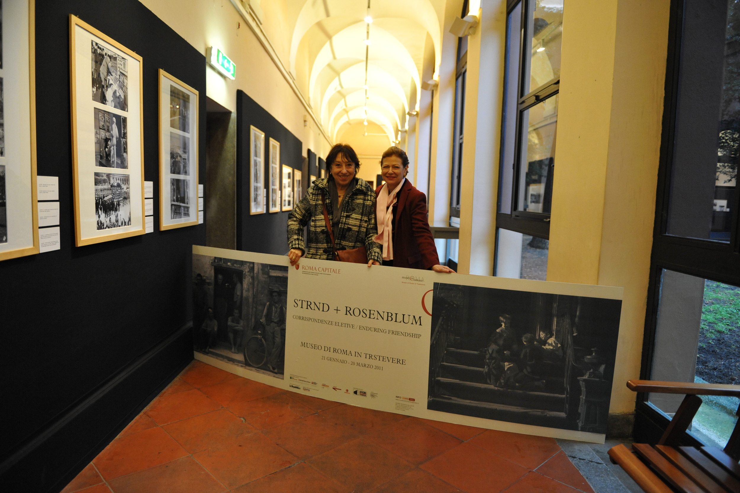 Nina Rosenblum with Curator Maria Paola Fornasiero