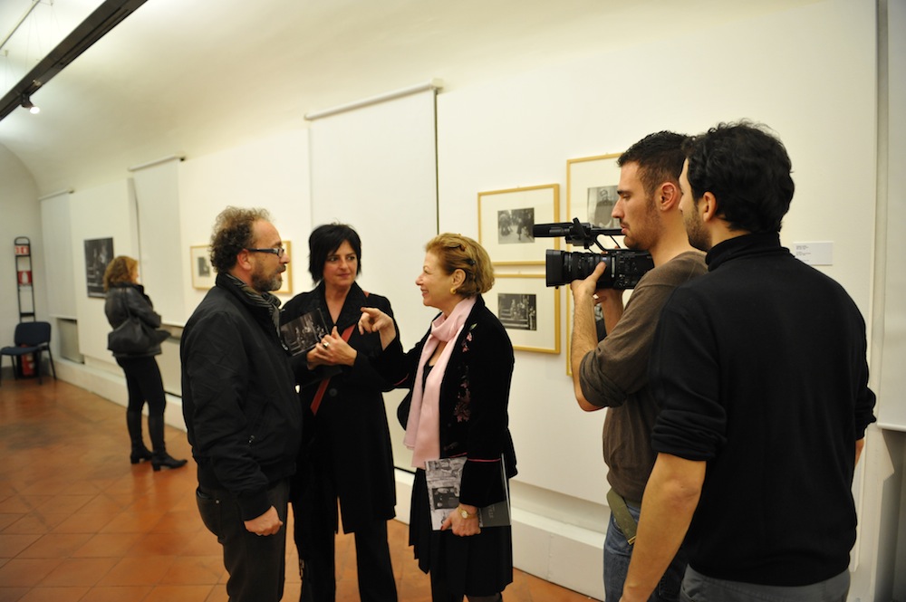 Manuela Fugenzi being interviewed by Nina Rosenblum