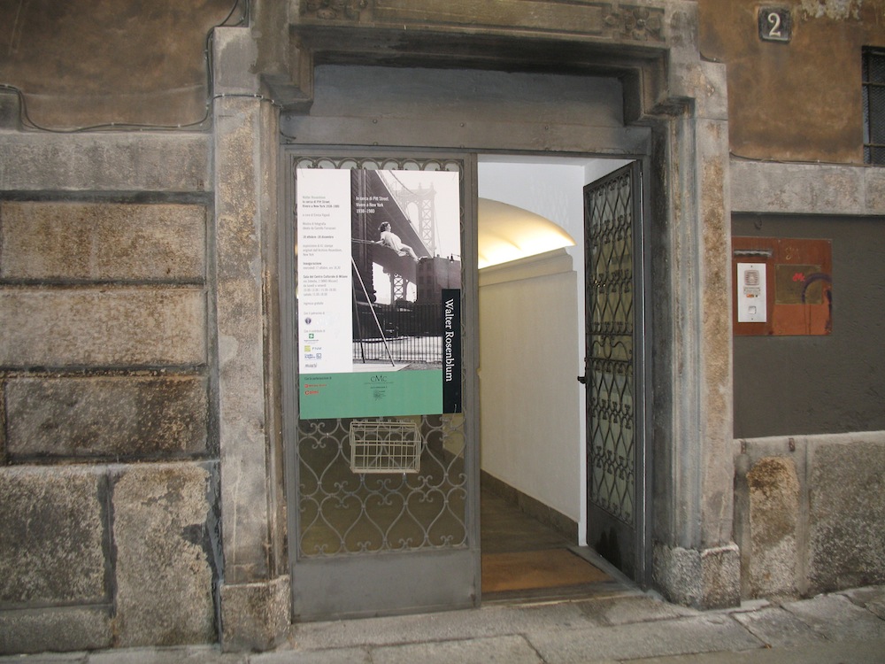 Exhibition sign, Centro Culturale di Milano