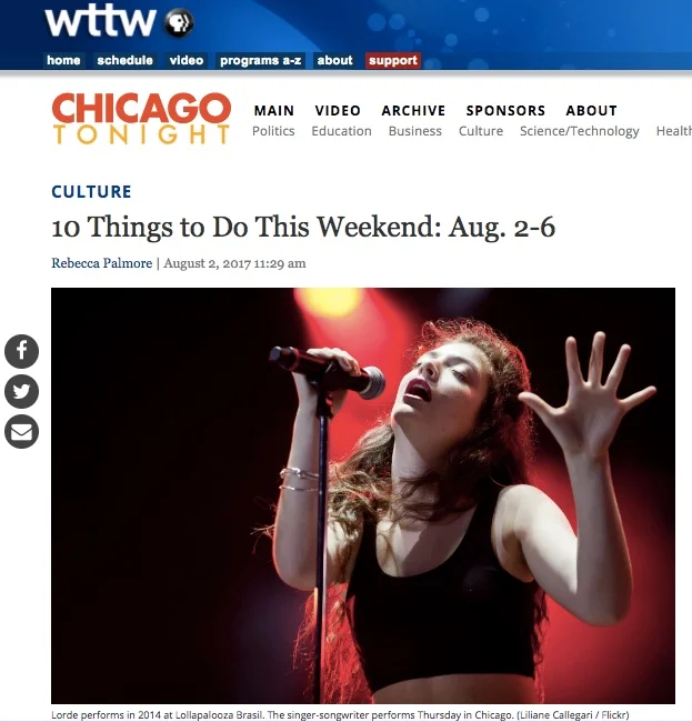 WTTW CHICAGO, August 2, 2017