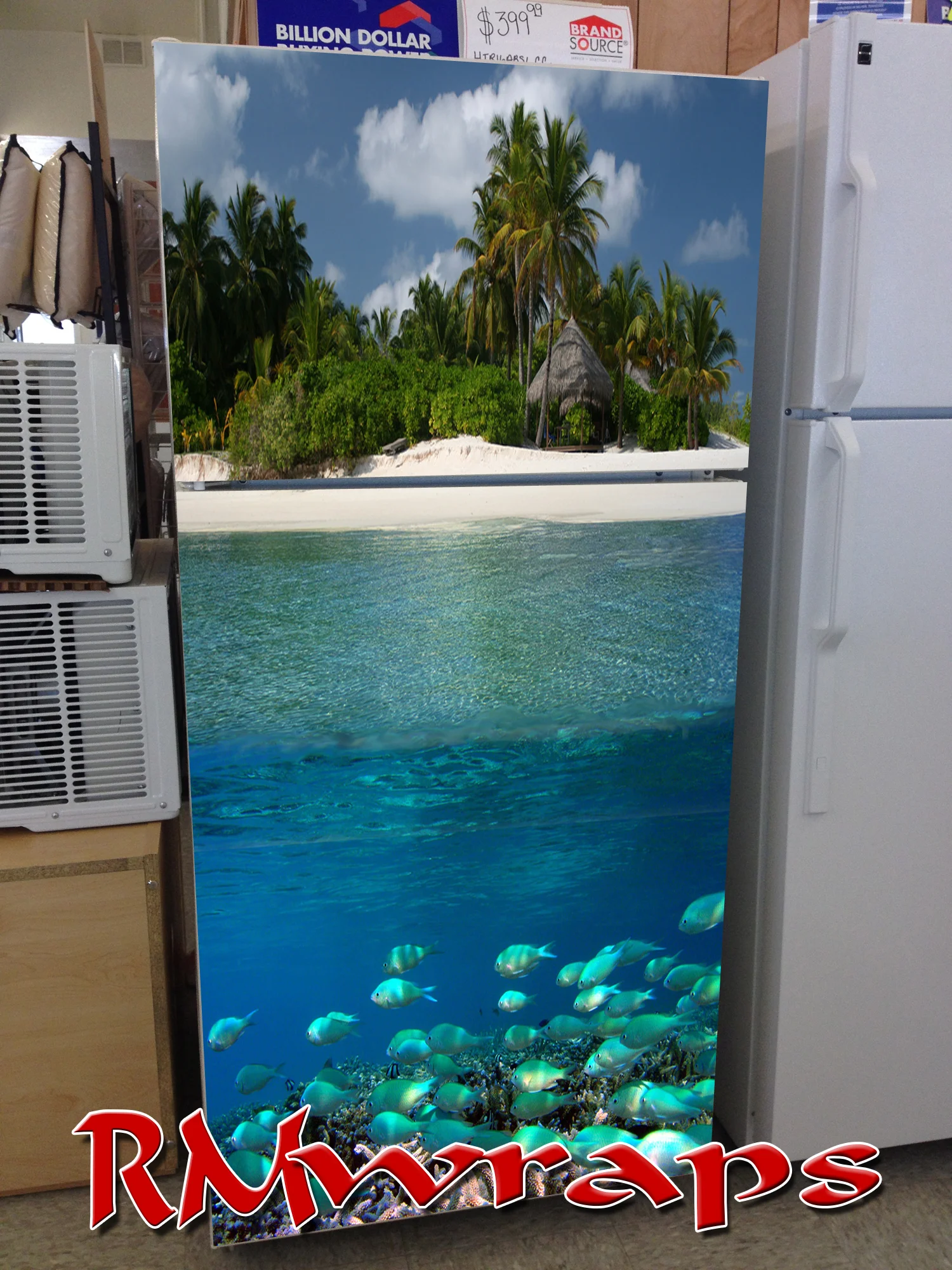 Sandy Beach Refrigerator wrap.jpg
