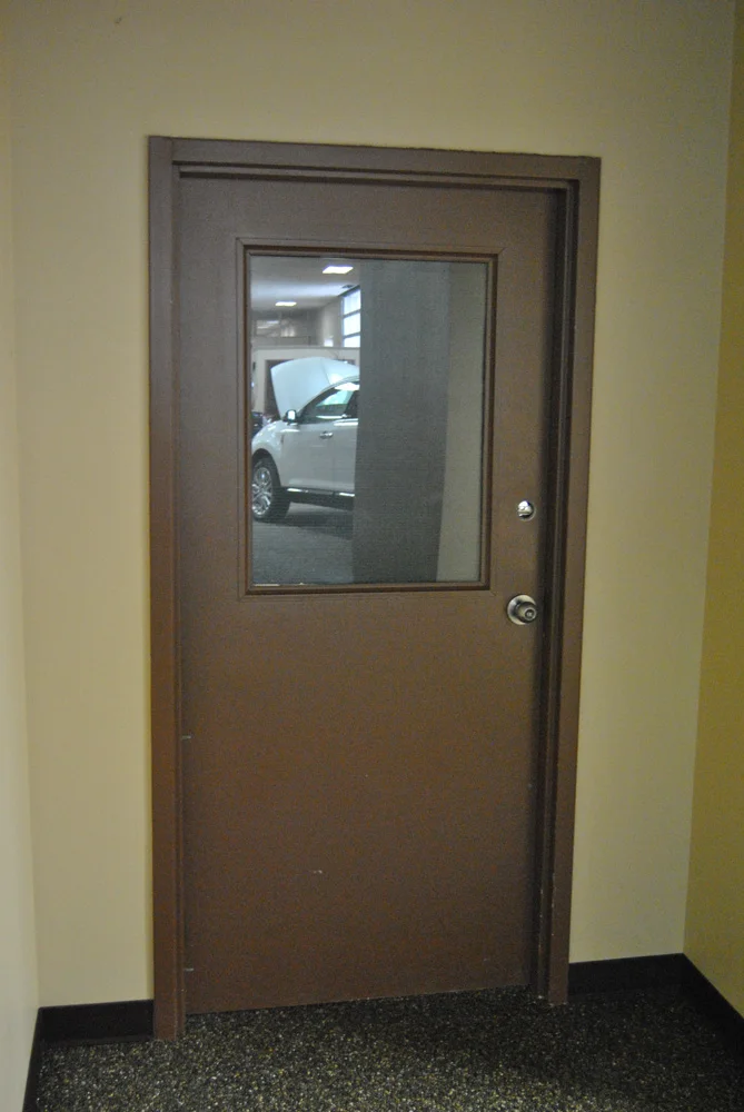 Before Horse Stall door wrap