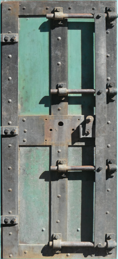 Old inside Metal Door wrap design
