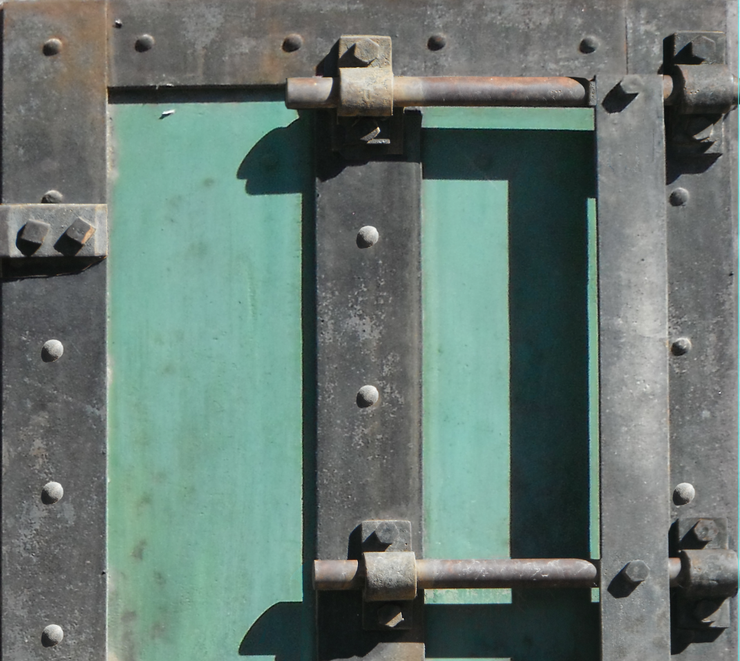 Old inside Metal Door wrap design