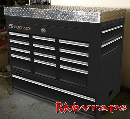 Tool box freezer wrap sticker