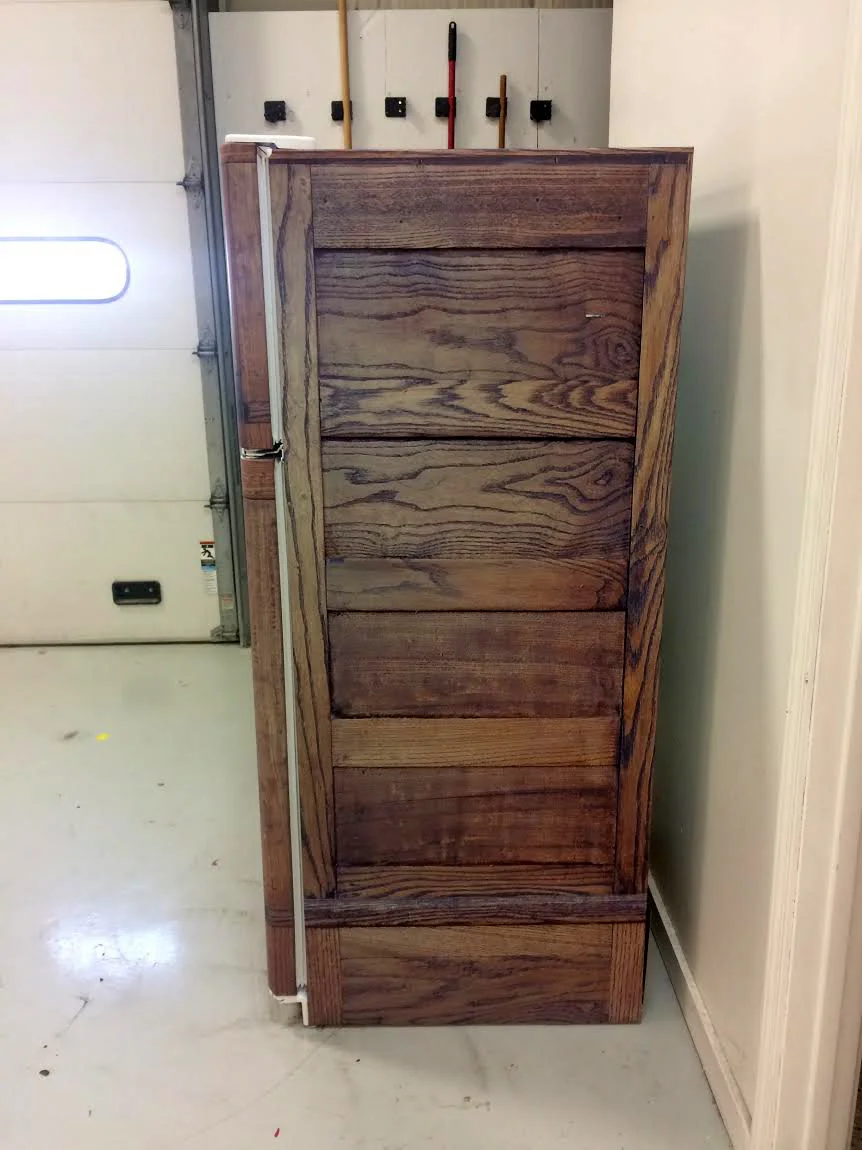Refrigerator wrap ice box r side