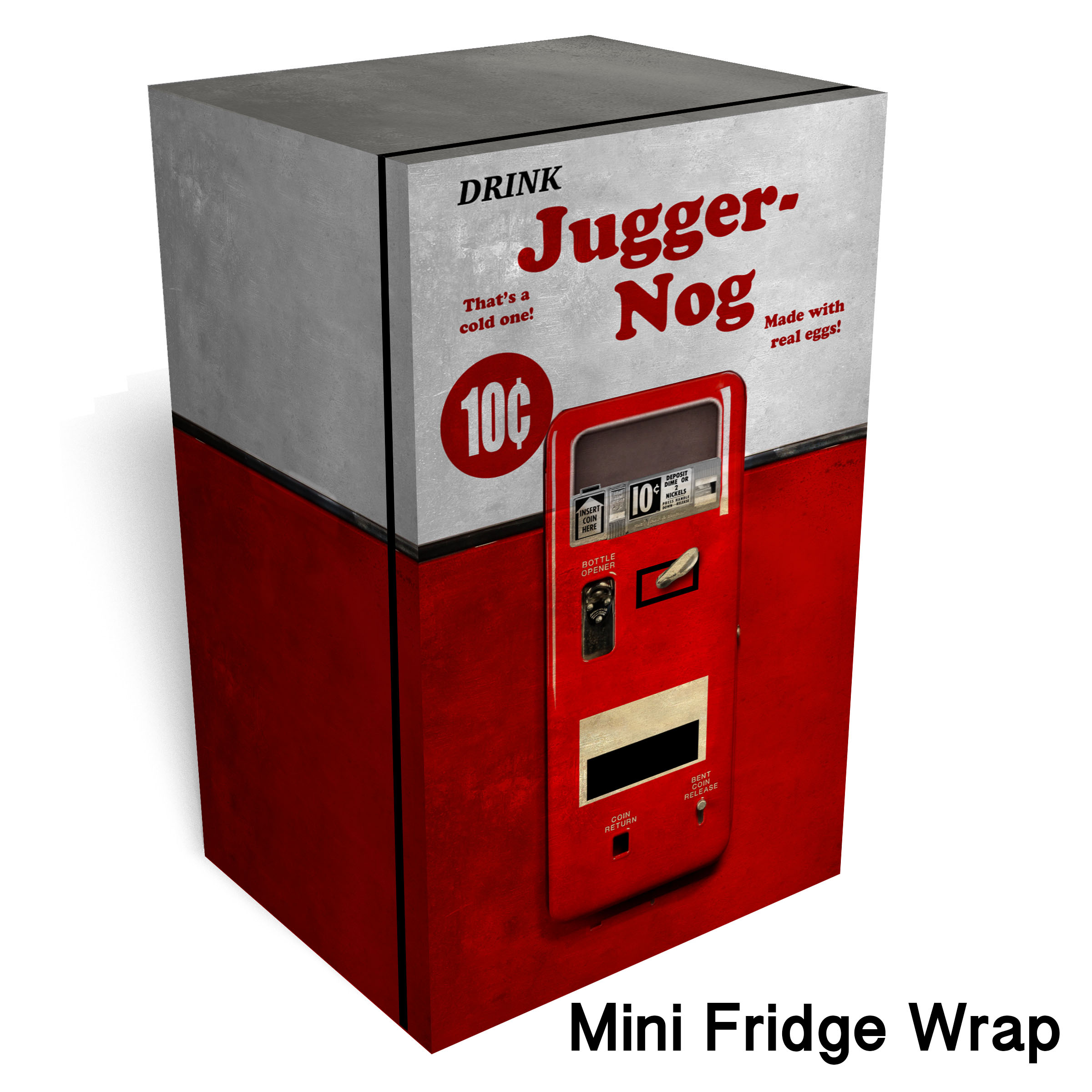 Juggernog Mini fridge wrap