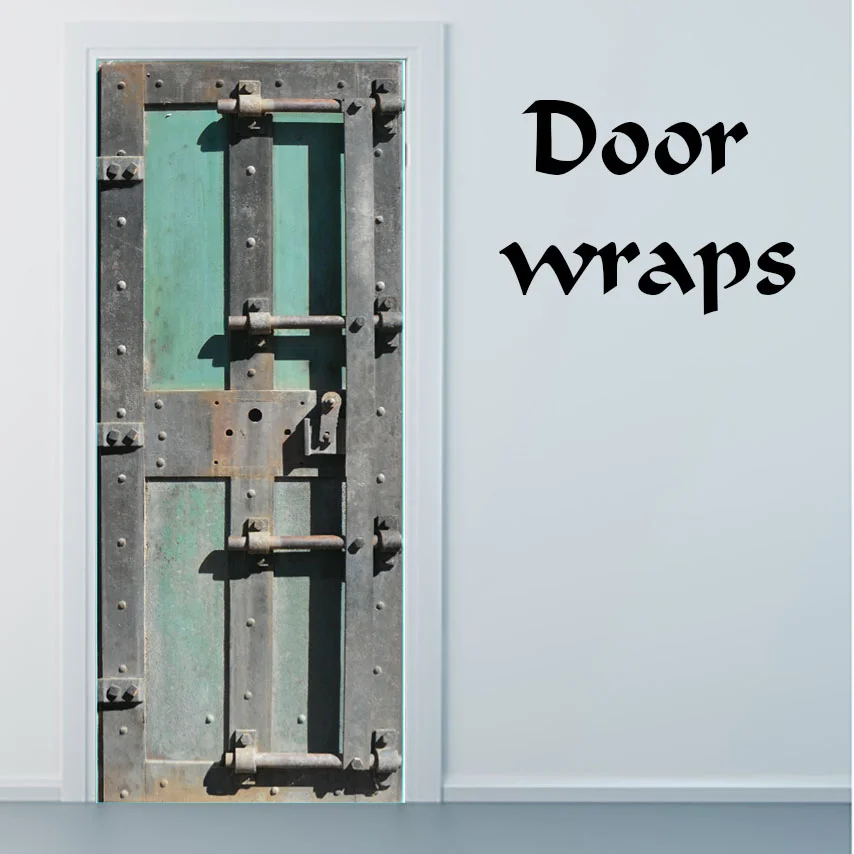 Old inside Metal Door wrap