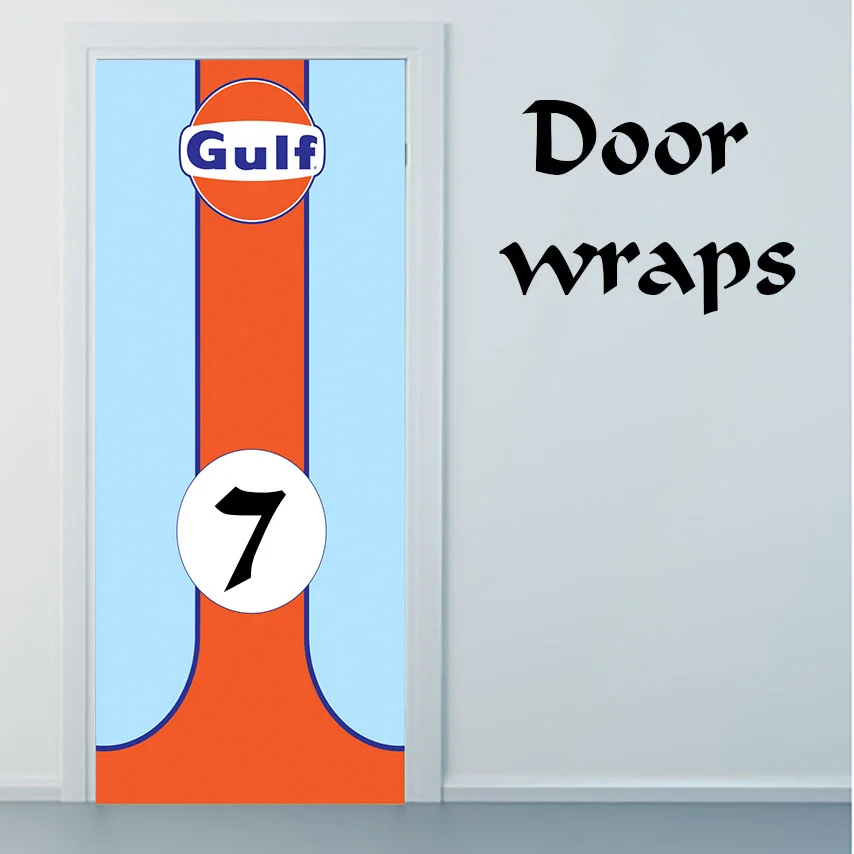 Gulf Racing Car door wrap