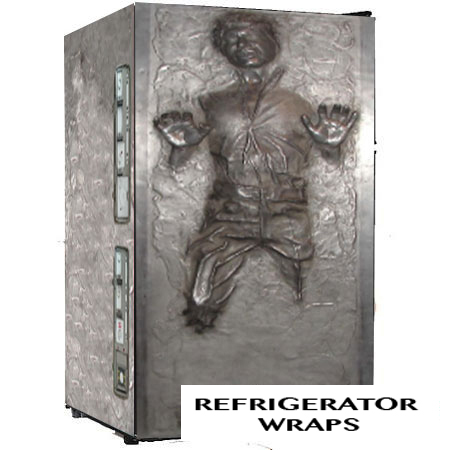 HAN SOLO CARBONITE mini fridge full wrap sticker