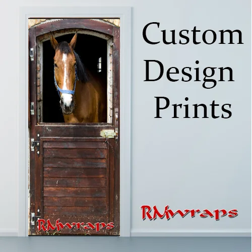 Horse Barn door wrap