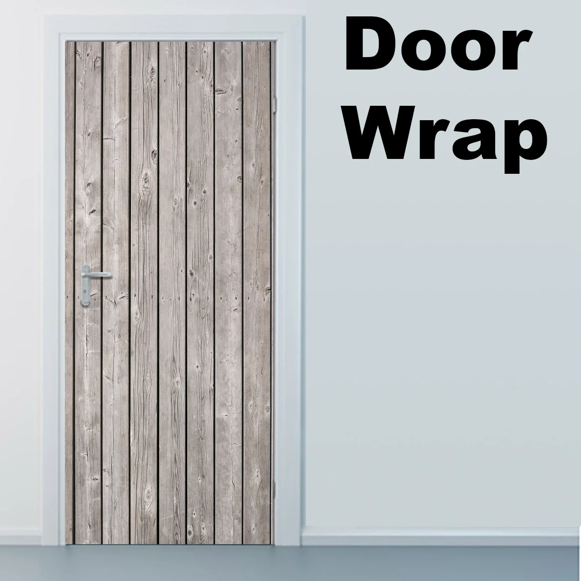 Wood planks Door wrap
