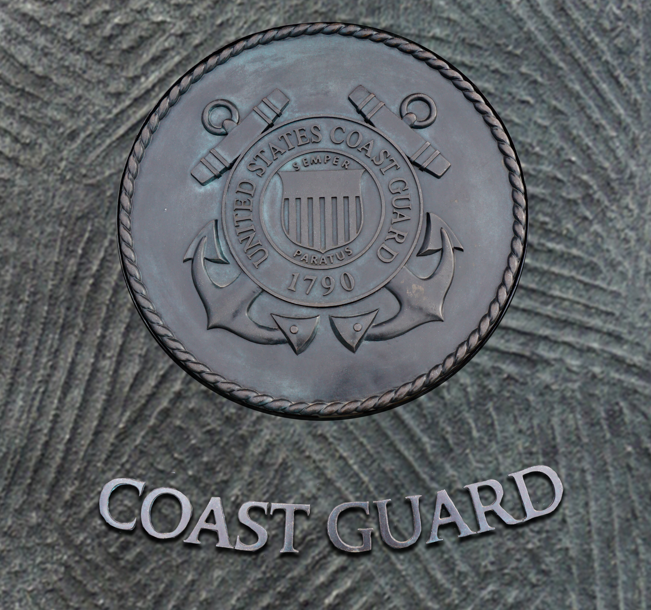 Coast Guard Metal Door Wrap