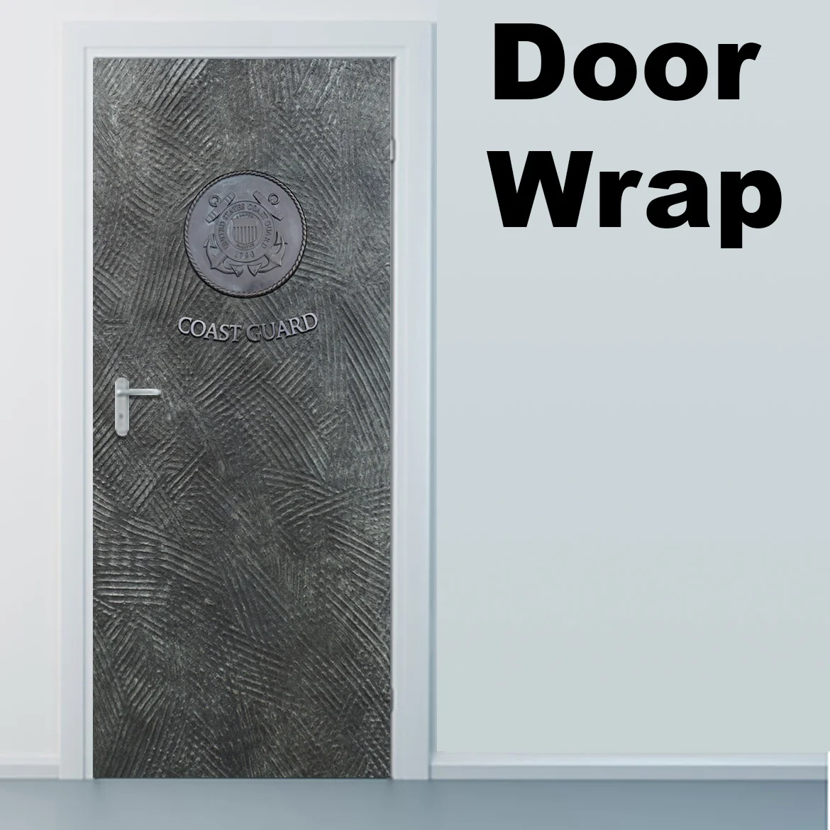 Coast Guard Metal door wrap
