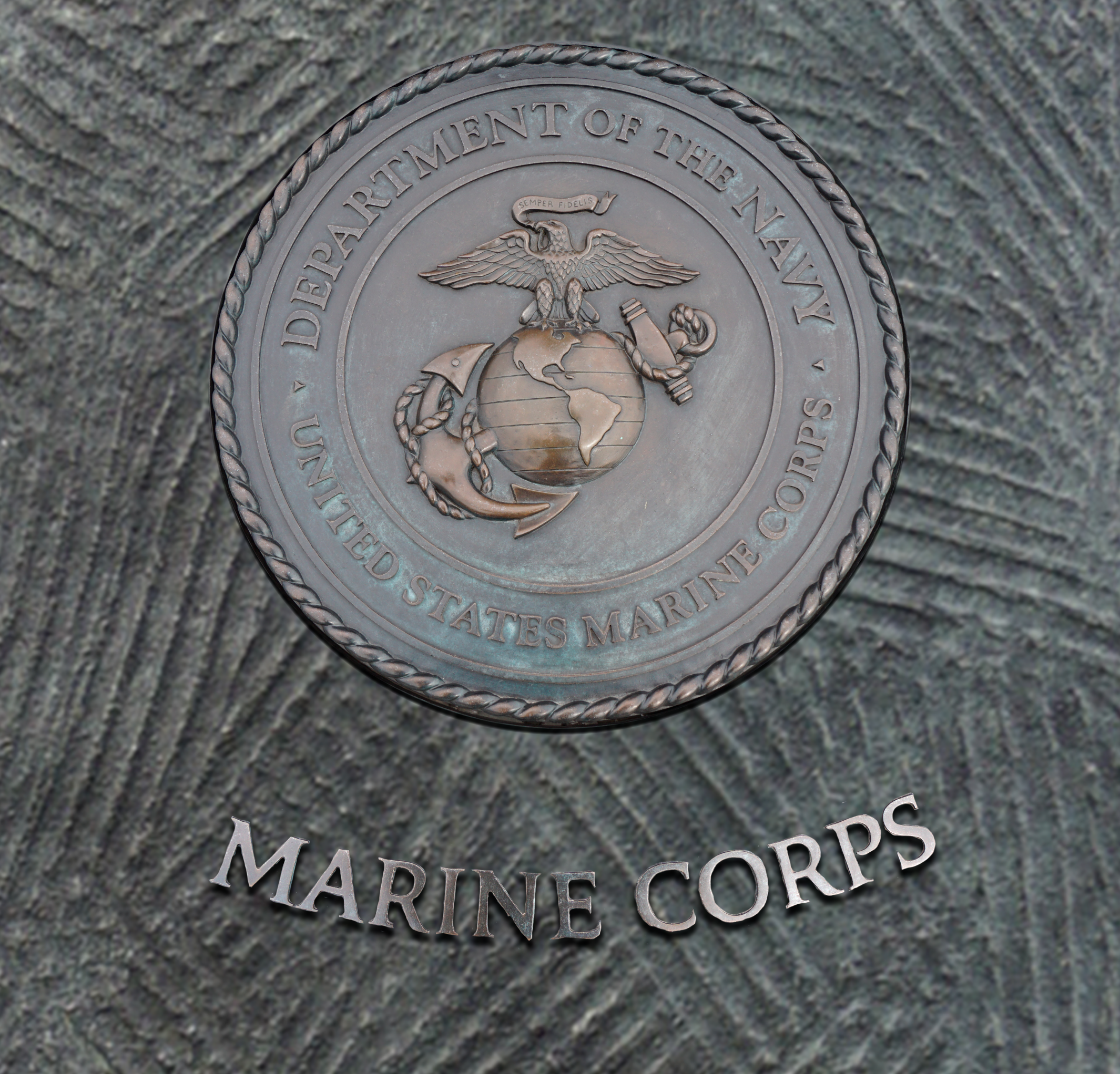 Marine Corps Metal Door Wrap