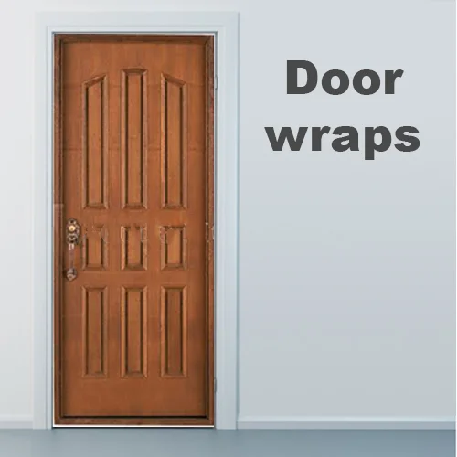 Copper Metallic color door wrap sticker
