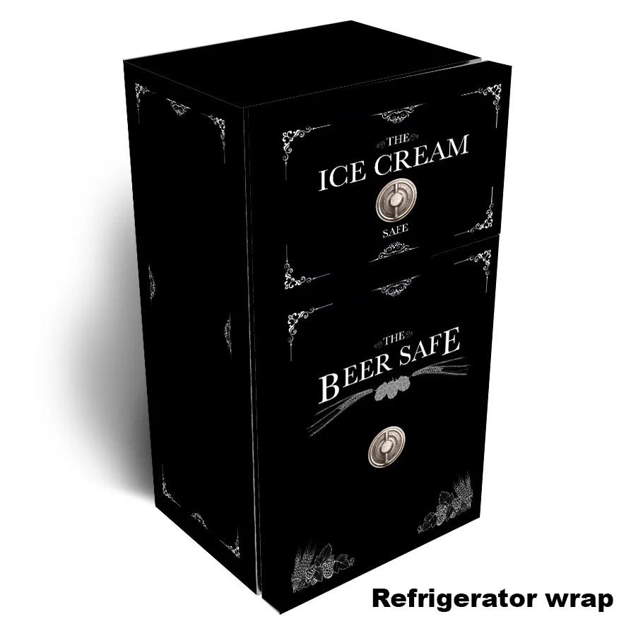 Beer Safe - Ice Cream Safe Refrigerator Wrap