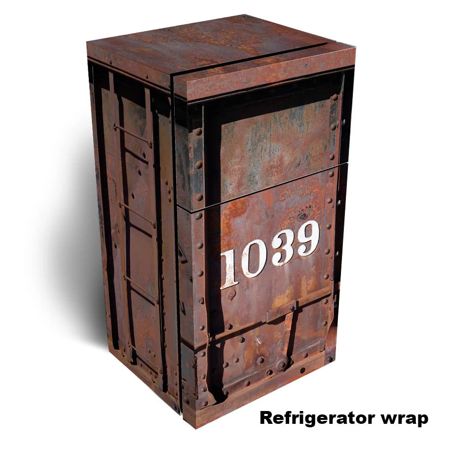 Train Wagon 1039 Refrigerator Wrap
