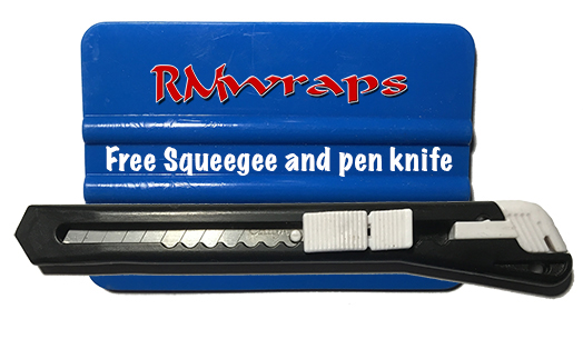 Free Squeegee and knife