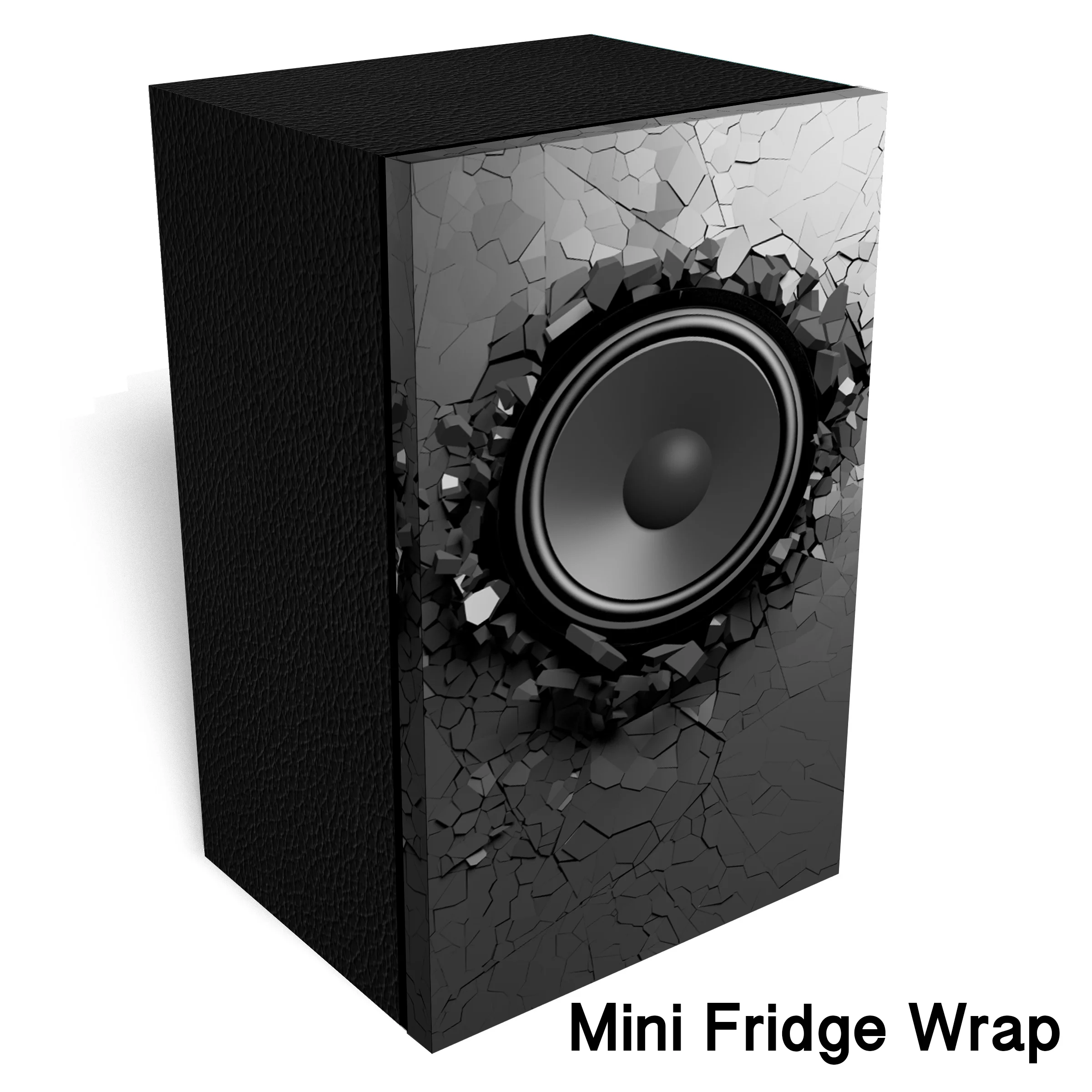 BOOM Box Loudspeaker Mini Fridge Wrap