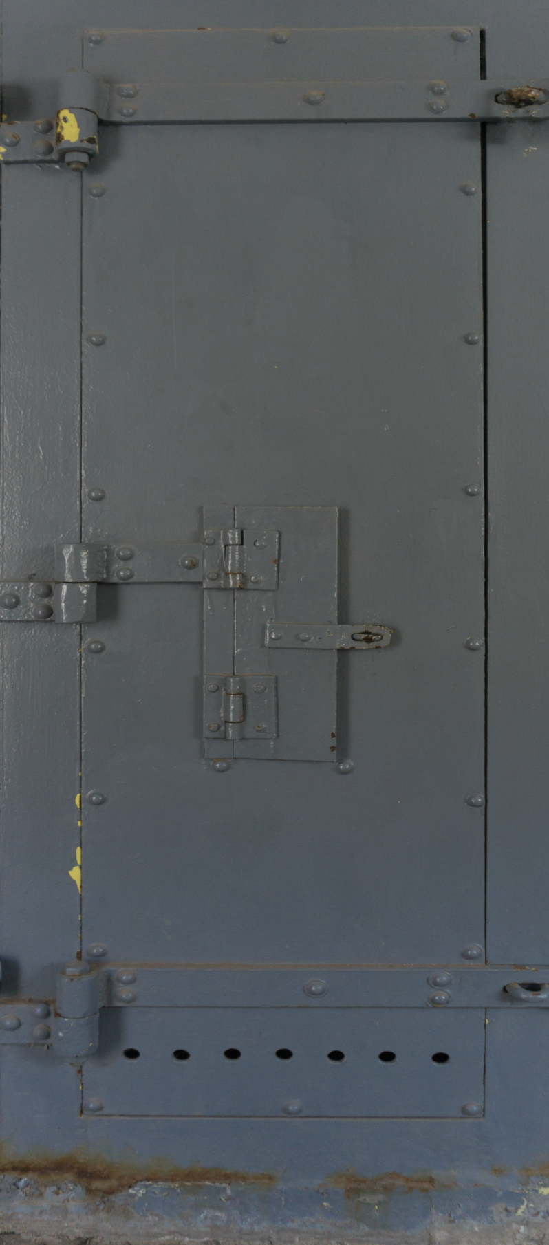 Grey Prison Door with Closed Window, Door Wrap, rm wraps, Metal door, Wrap, Door Sticker