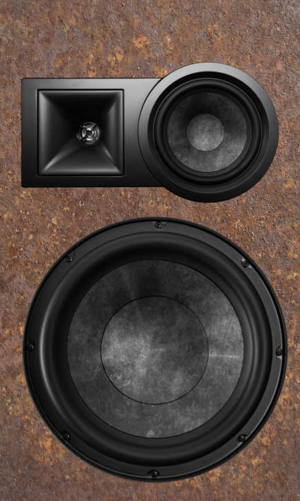Heavy Metal Speaker Mini Fridge Wrap Front