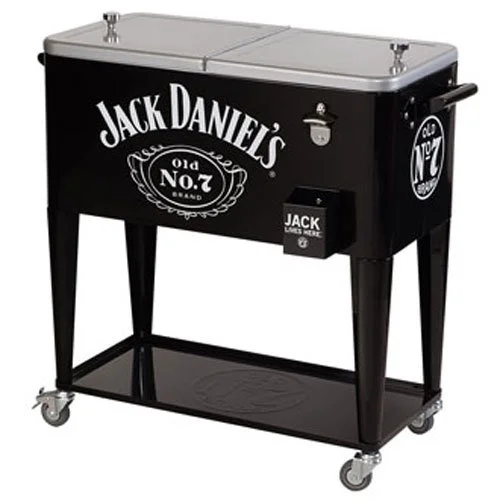 Jack Daniel's 80-qt. Rolling party ice cooler