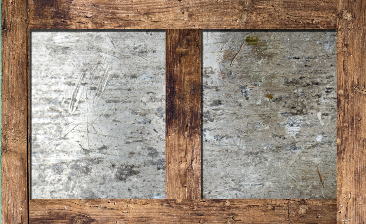 Tin Metal with Wooden Refrigerator wrap