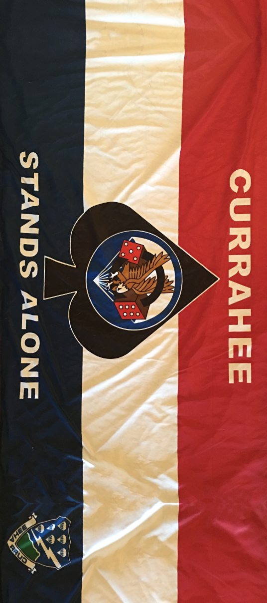 Currahee Stands Alone Flag Door Wrap