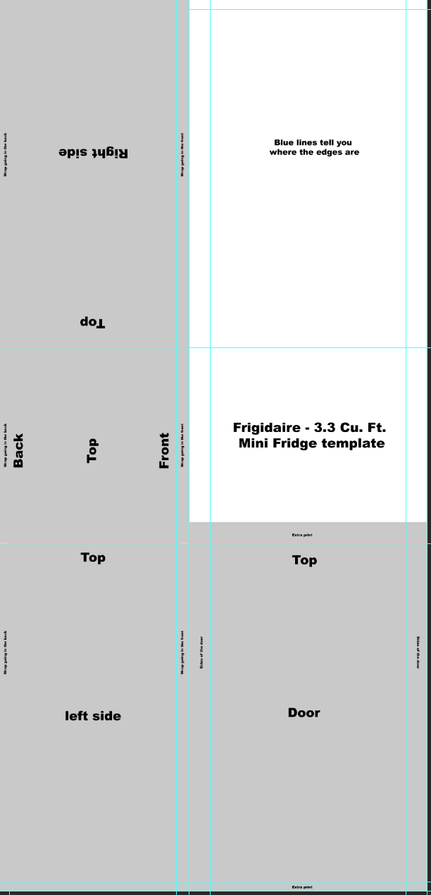 Frigidaire - 3.3 Cu. Ft. Mini Fridge Template