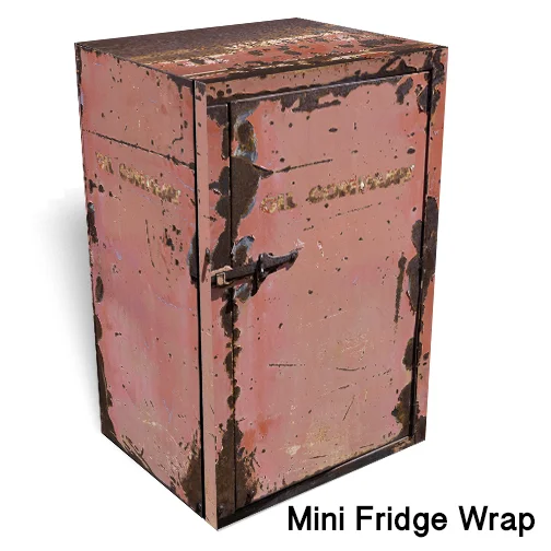 Oil Company Mini Fridge Wrap