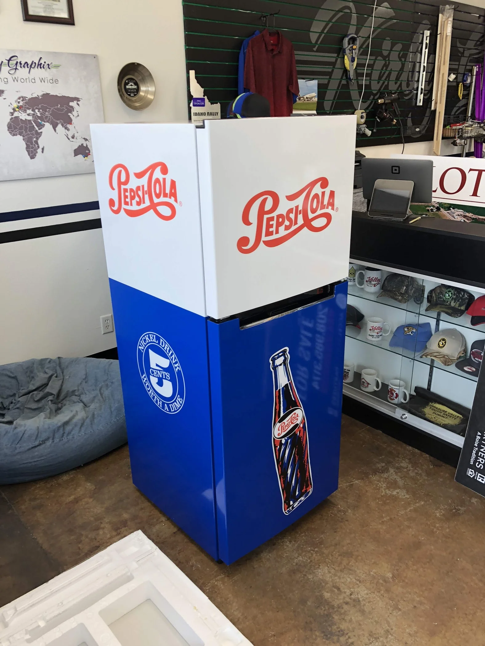 small pepsi fridge